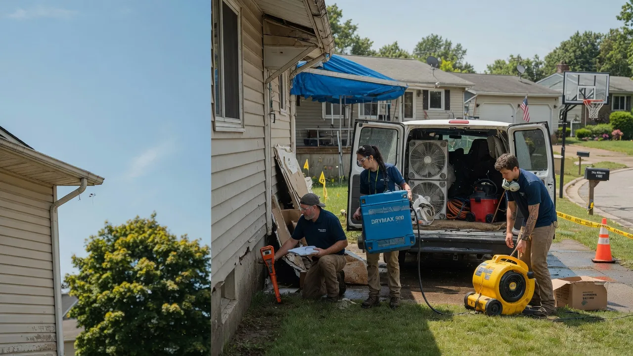 Ceiling Leak Cleanup in Erie, MI near me